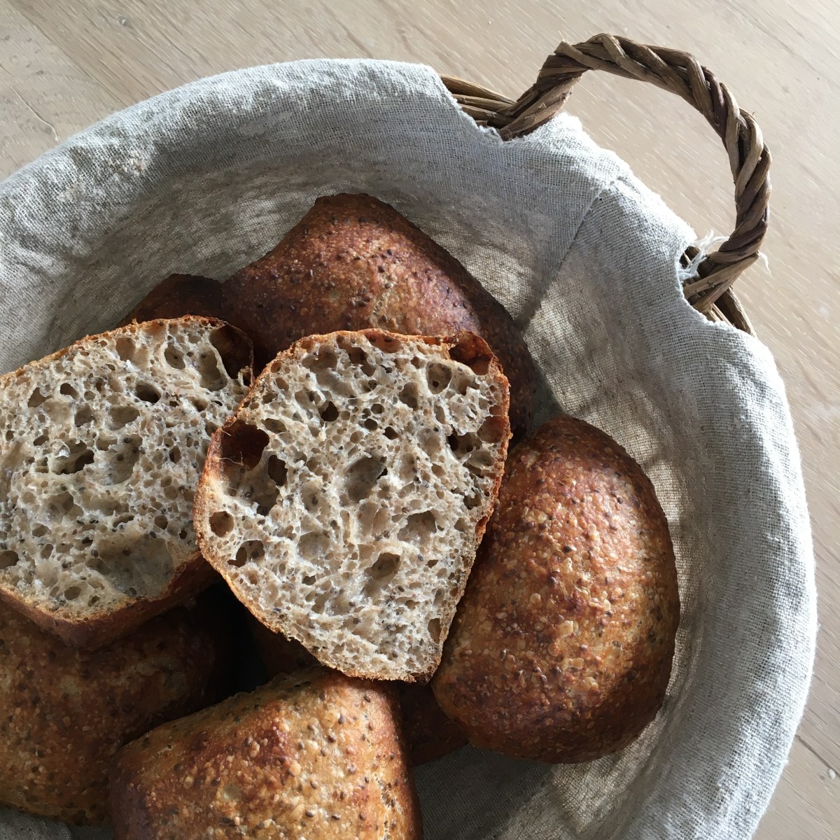 Boller med Chia-surdej